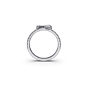 Bague Marteaux Héritage Pavée - Or gris