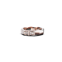 Bague Maillon Marteaux Semi Pavée - Or rose