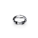 Bague Maillon Marteaux Tout Or - Or gris