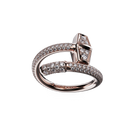 Bague Marteaux Classique MM Pavée - Or rose