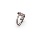 Bague Marteaux Classique MM Pavée - Or rose