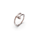 Bague Marteaux Classique PM Semi Pavée - Or rose