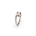 Bague Marteaux Classique PM Semi Pavée - Or rose
