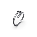 Bague Marteaux Classique PM Tout Or - Or gris