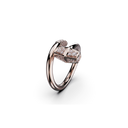 Bague Marteaux Classique MM Semi Pavée - Or rose