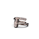 Bague Marteaux Classique MM Semi Pavée - Or rose