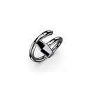 Bague Marteaux Classique MM Tout Or - Or gris