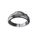Bague Take Pavée - Or gris