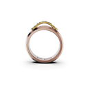 Bague Take Pavée - Or jaune et rose