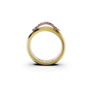 Bague Take Pavée - Or jaune