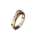 Bague Take Tout Or - Or jaune et rose