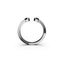 Bague Tête-à-tête Marteaux PM Tout Or - Or gris