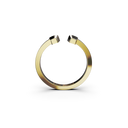 Bague Tête-à-tête Marteaux PM Tout Or - Or jaune