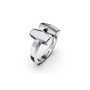 Bague Tête-à-tête Marteaux MM Tout Or - Or gris