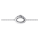 Bracelet Chaine Take Tout Or - Or gris