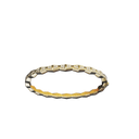 Bracelet Maillon Marteaux Pavé - Or jaune