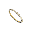 Bracelet Maillon Marteaux Pavé - Or jaune