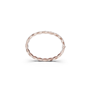Bracelet Maillon Marteaux Pavé - Or rose