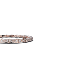 Bracelet Maillon Marteaux Pavé - Or rose