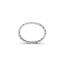 Bracelet Maillon Marteaux Semi Pavé - Or gris