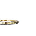 Bracelet Maillon Marteaux Semi Pavé - Or jaune