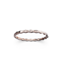Bracelet Maillon Marteaux Semi Pavé - Or rose