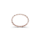 Bracelet Maillon Marteaux Semi Pavé - Or rose
