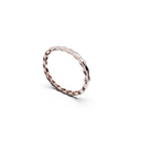 Bracelet Maillon Marteaux Semi Pavé - Or rose