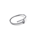 Bracelet Marteaux Classique MM Pavé - Or gris
