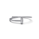 Bracelet Marteaux Classique MM Pavé - Or gris