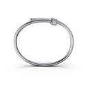 Bracelet Marteaux Classique MM Pavé - Or gris