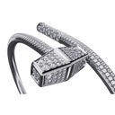 Bracelet Marteaux Classique MM Pavé - Or gris