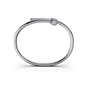 Bracelet Marteaux Classique MM Semi Pavé - Or gris