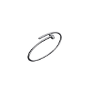 Bracelet Marteaux Classique PM Semi Pavé - Or gris