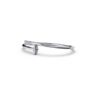 Bracelet Marteaux Classique PM Semi Pavé - Or gris