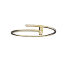 Bracelet Marteaux Classique PM Semi Pavé - Or jaune