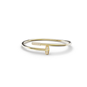 Bracelet Marteaux Classique PM Semi Pavé - Or jaune