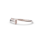 Bracelet Marteaux Classique PM Semi Pavé - Or rose