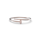 Bracelet Marteaux Classique PM Semi Pavé - Or rose