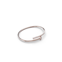 Bracelet Marteaux Classique PM Semi Pavé - Or rose