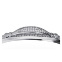Bracelet Take Pavé - Or gris