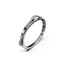 Bracelet Take Semi Pavé - Or gris