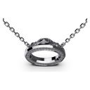 Pendentif Take Pavé - Or gris