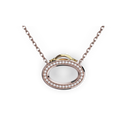 Pendentif Take Pavé - Or rose