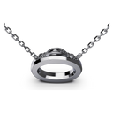 Pendentif Take Tout Or - Or gris
